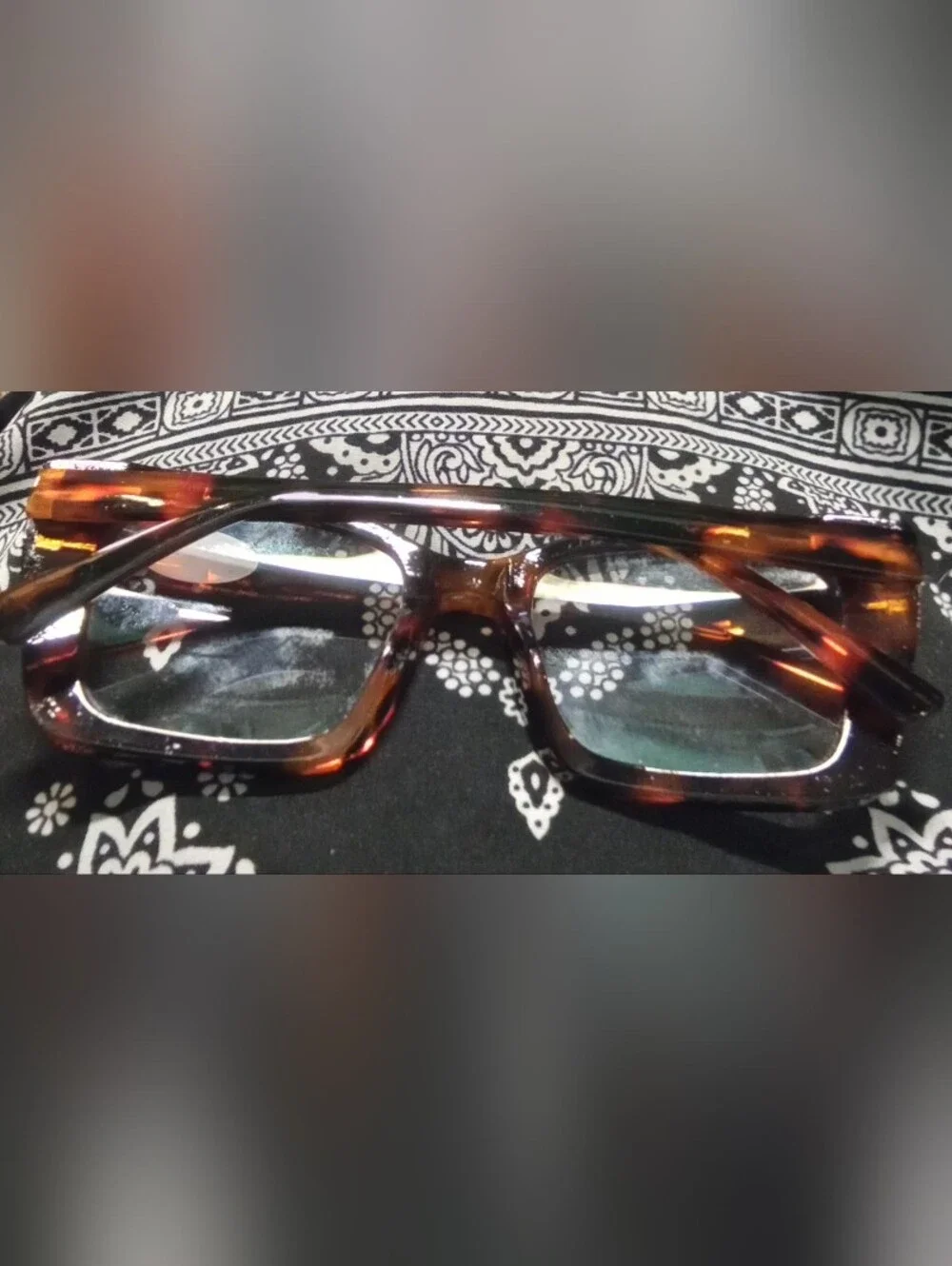 Tortoiseshell Square Reading Glasses +2.50